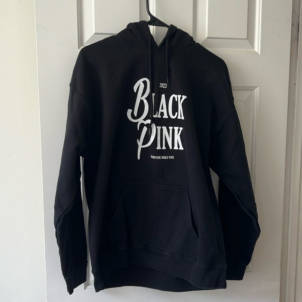 BLACKPINK World Tour 2023 Black Hoodie Large